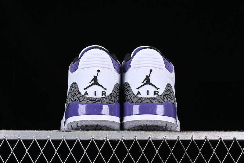 AIR JORDAN 3 PINE GREEN WHITE/BLACK/GREY/PURPLE