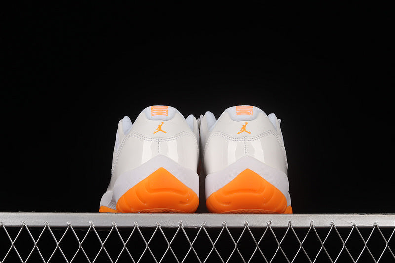 AIR JORDAN 11 RETRO LOW WHITE/BRIGHT CITRUS