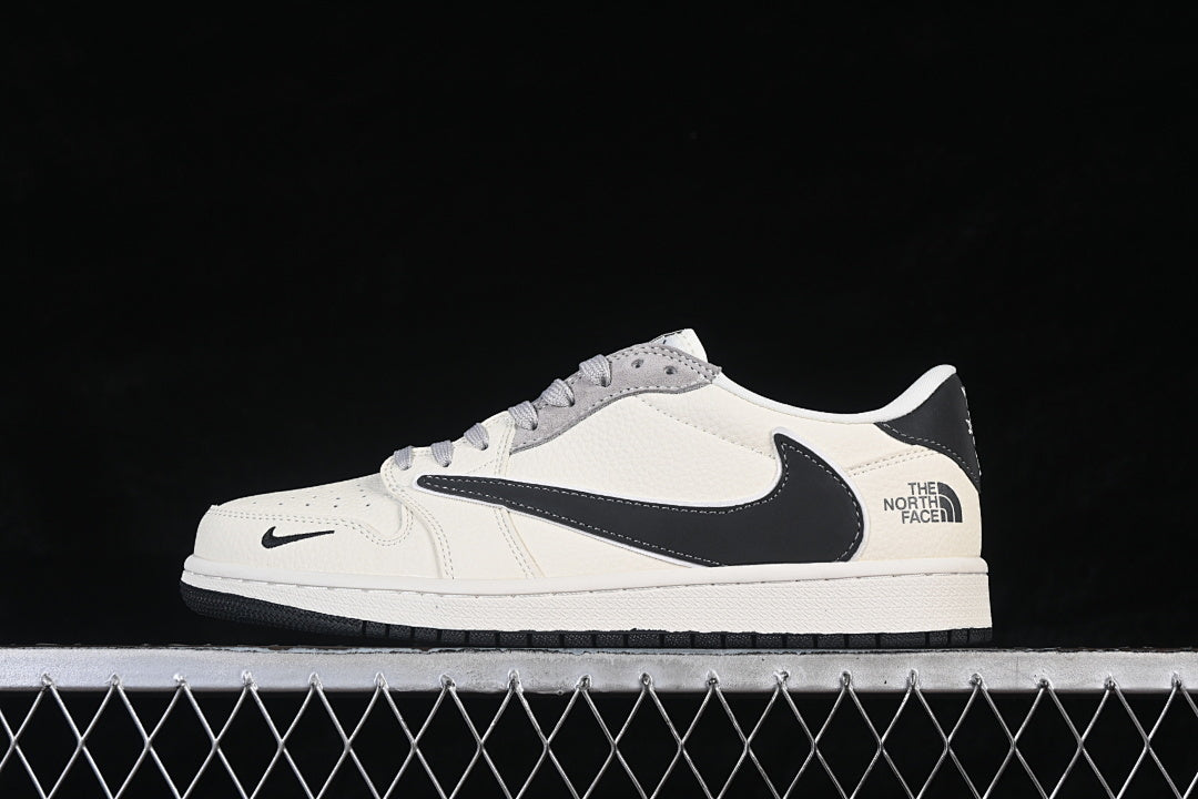 AIR JORDAN 1 LOW "GREY / BEIGE / BLACK"