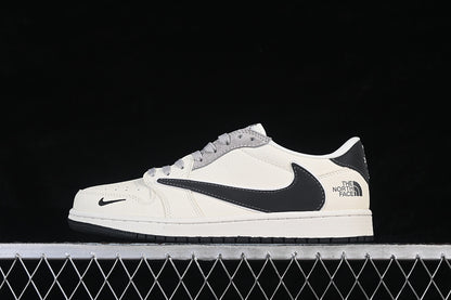 AIR JORDAN 1 LOW "GREY / BEIGE / BLACK"