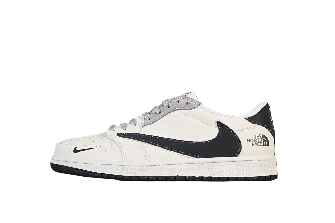 AIR JORDAN 1 LOW "GREY / BEIGE / BLACK"