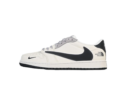 AIR JORDAN 1 LOW "GREY / BEIGE / BLACK"