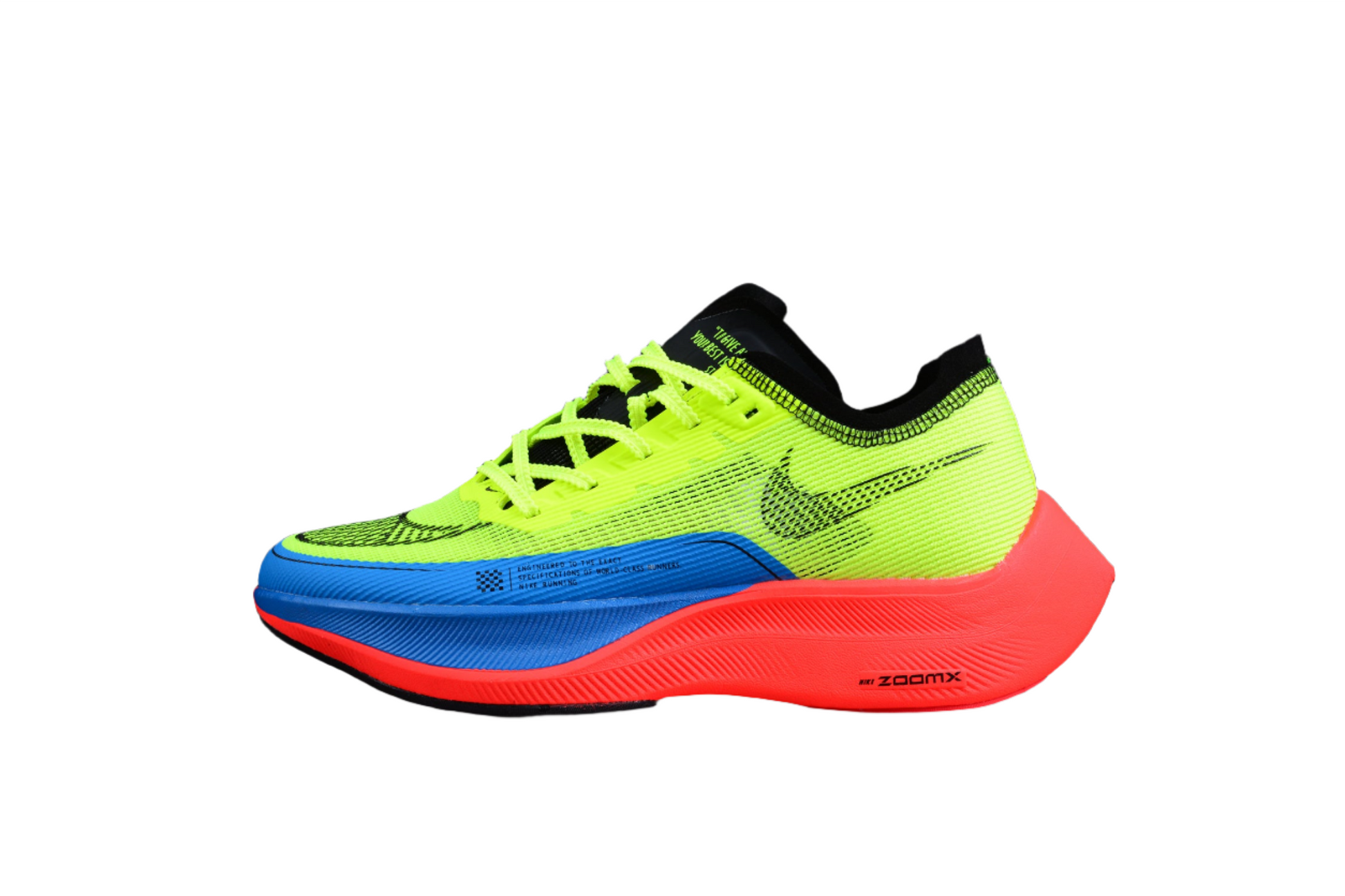 ZoomX Vaporfly Next% 2 Green,Blue and Red