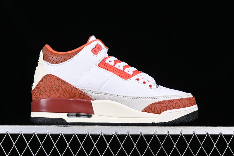 AIR JORDAN 3 RETRO GS MARS STONE WHITE/BLACK/MARS STONE/TEAM ORANGE