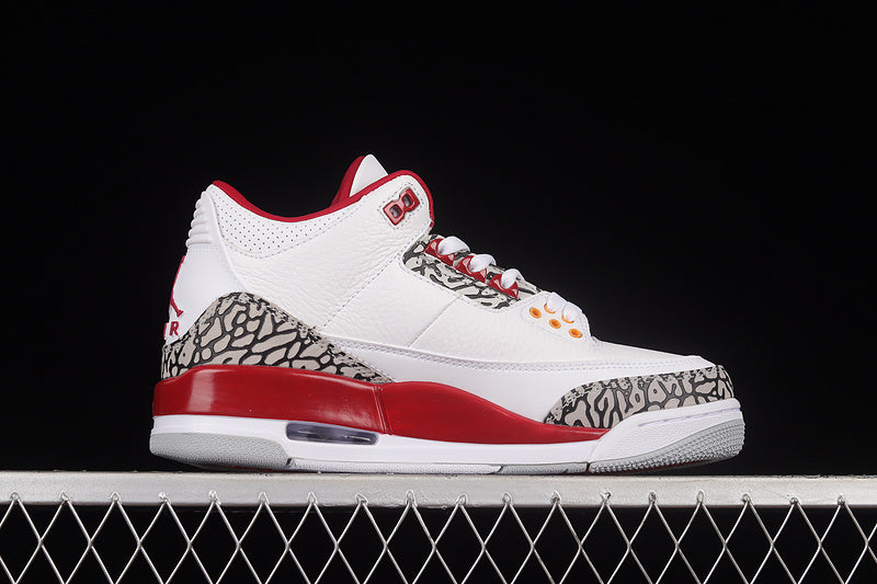 AIR JORDAN 3 RETRO WHITE/LIGHT CURRY/CARDINAL RED/CEMENT GREY