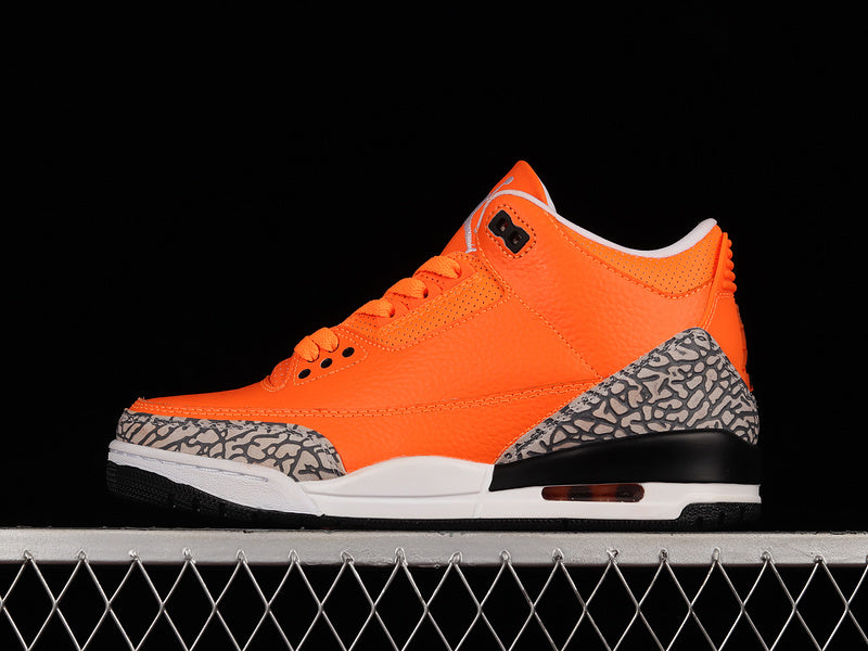 AIR JORDAN 3 RETRO ORANGE/WHITE/BLACK