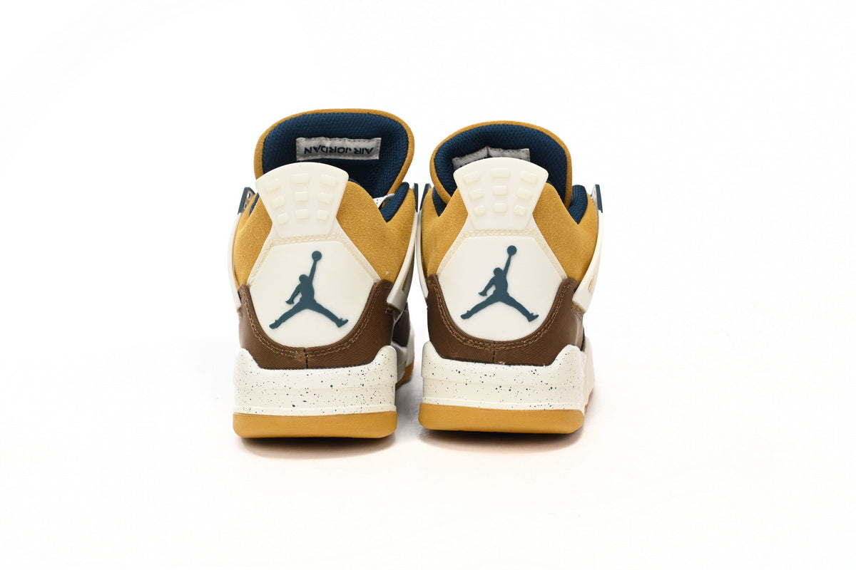 Air Jordan 4 Cacao Wow Brown White