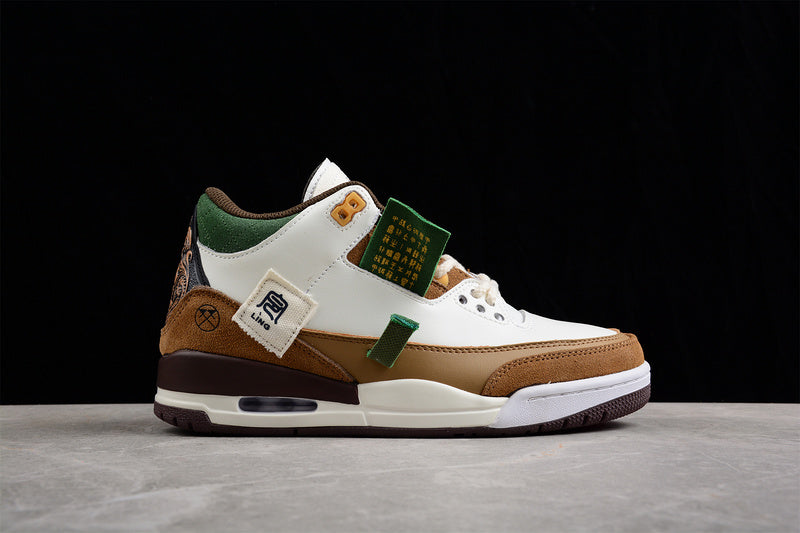 AIR JORDAN 3 SE WHITE/DARK BROWN-GREEN