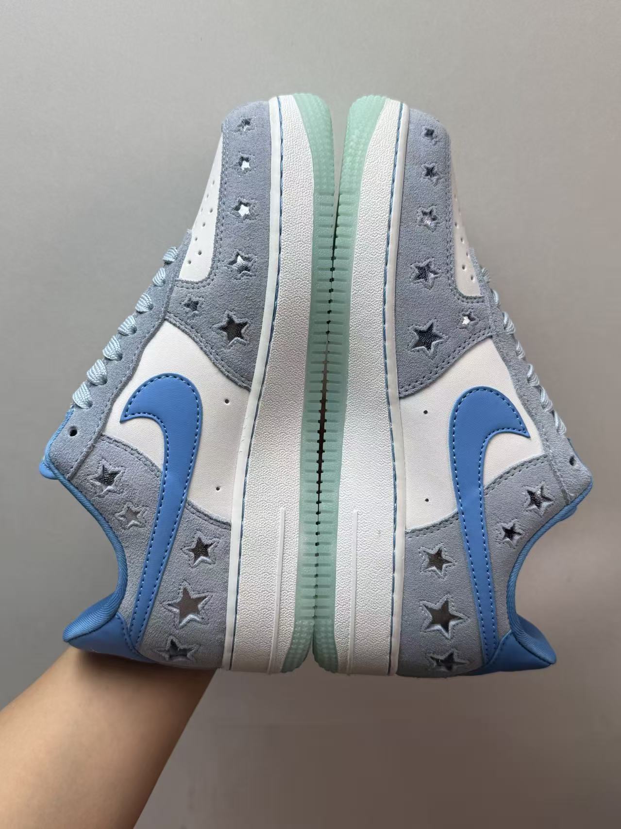 Nike Air Force 1 Low “Starstruck” (Ice Blue) – Celestial Lifestyle Sneaker