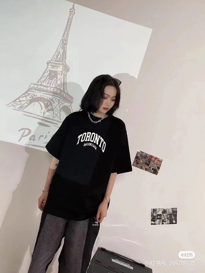 Balenciaga Toronto T-shirt with Front Logo