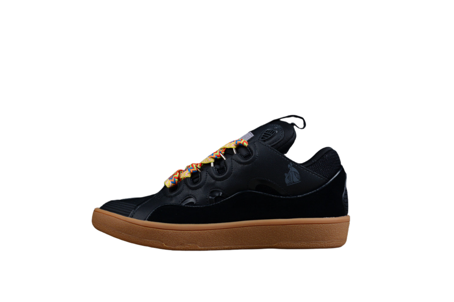 Lanvin Black and Gum Sole Sneaker