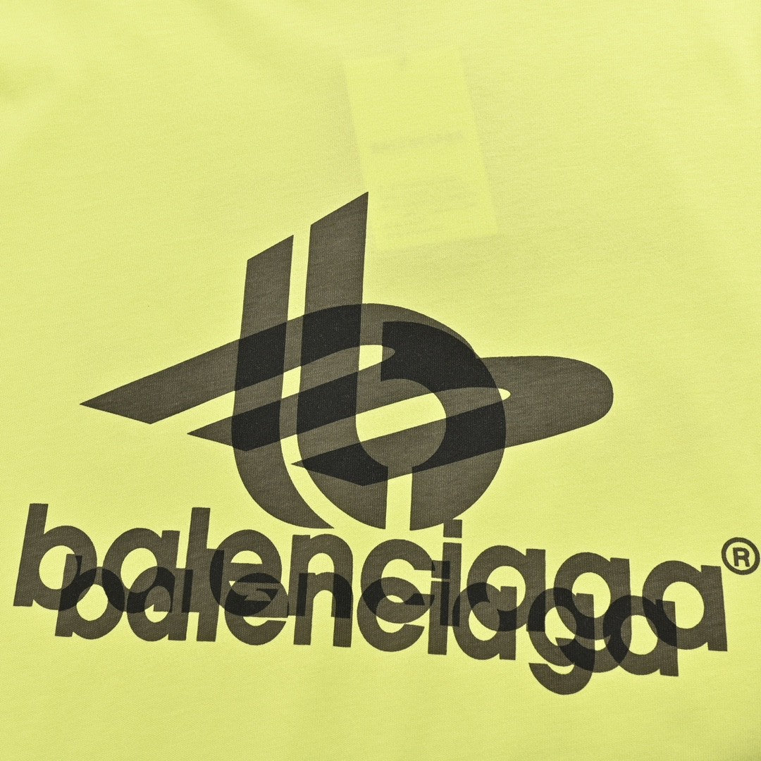 Ba*len*cia*ga t-shirt - overlapping logo