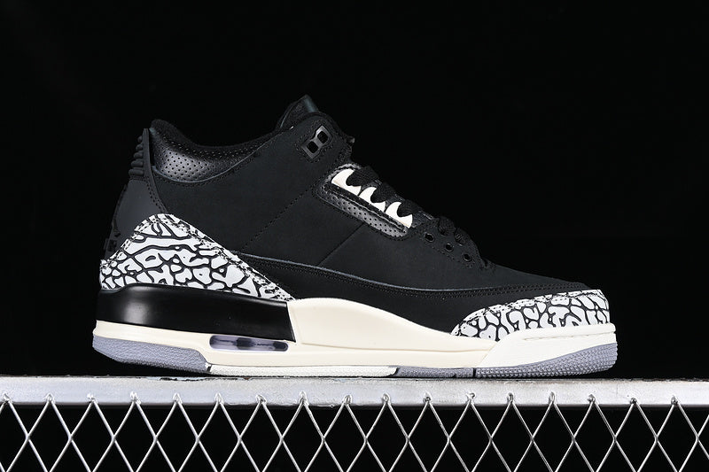 AIR JORDAN 3 RETRO OFF NOIR WHITE/BLACK/GREY