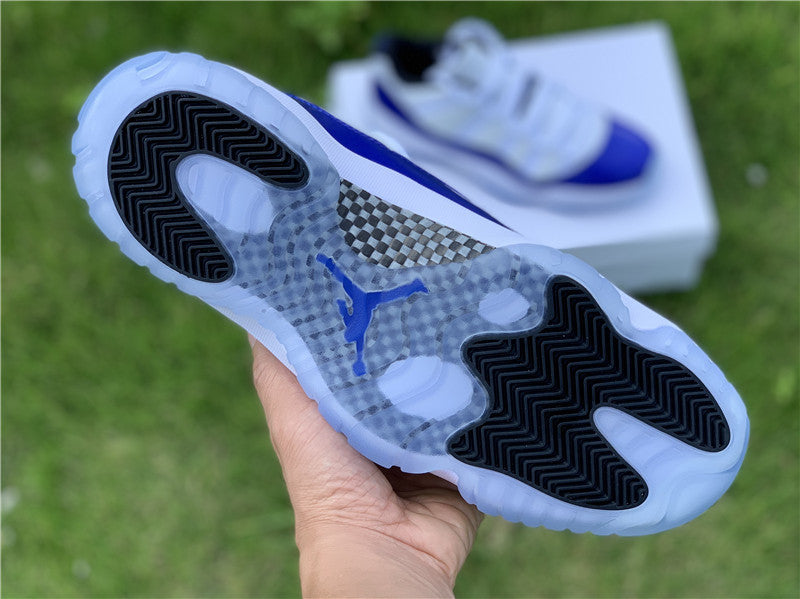 AIR JORDAN 11 LOW PURPLE CONCORD WHITE/BLACK-CONCORD