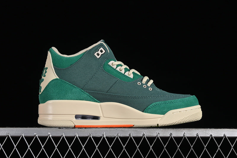 AIR JORDAN 3 RETRO BICOASTAL/BLACK/MALACHITE/FOSSIL