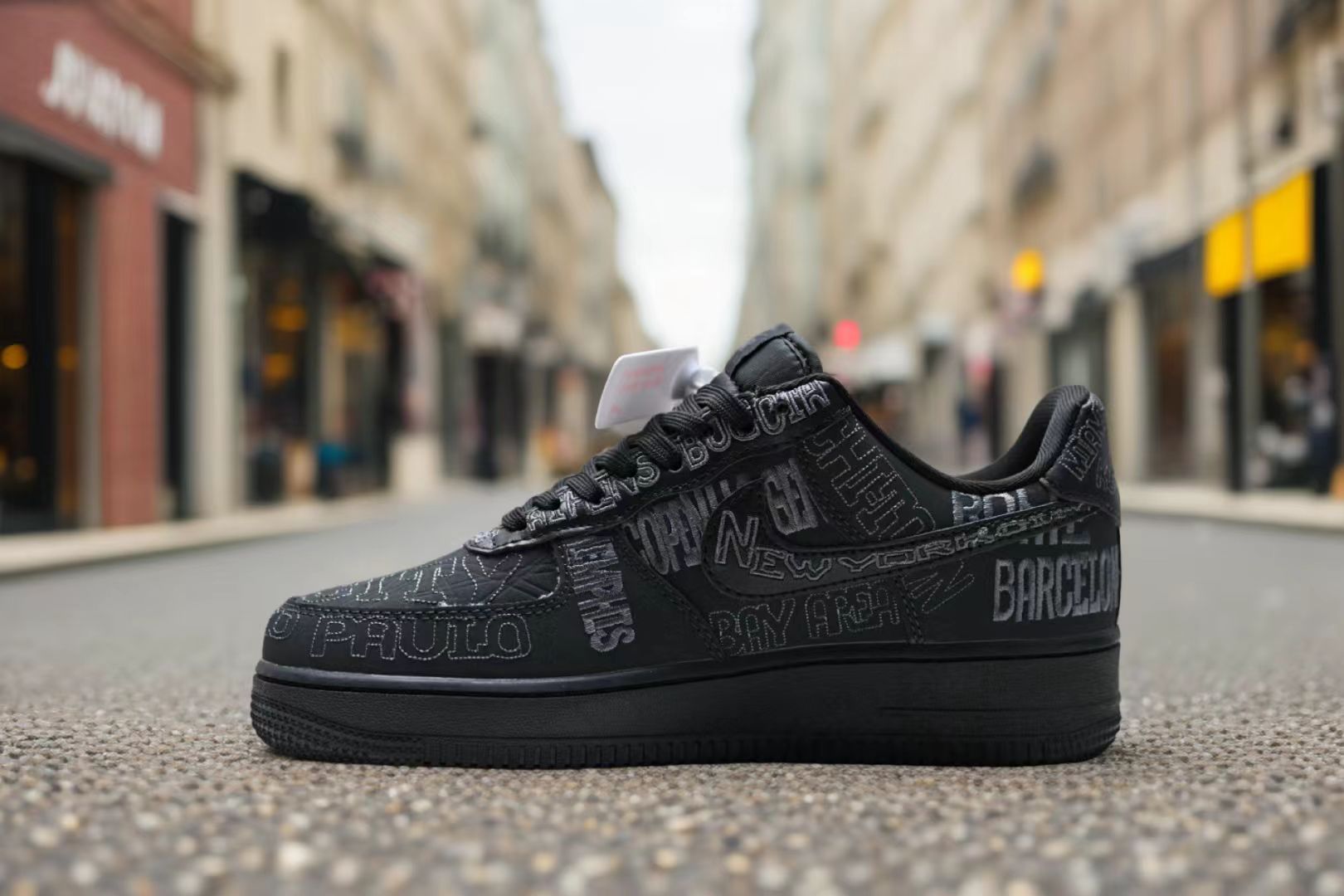 Nike Air Force 1 Low “Black Grey” – Timeless Streetwear Staple