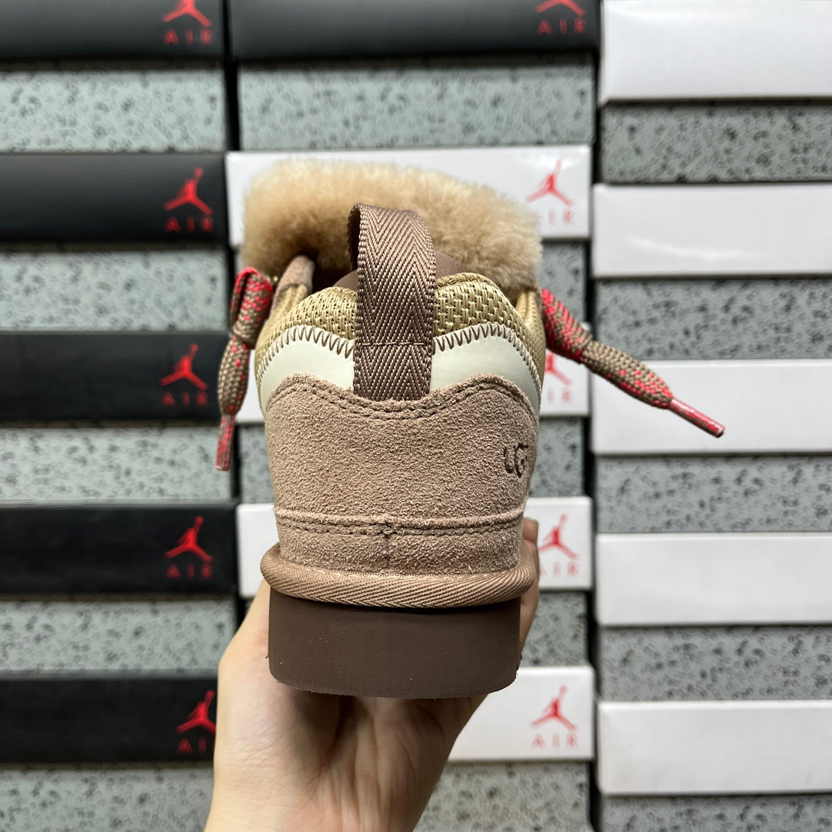 UGG Classic Snow Boot in Pink Brown
