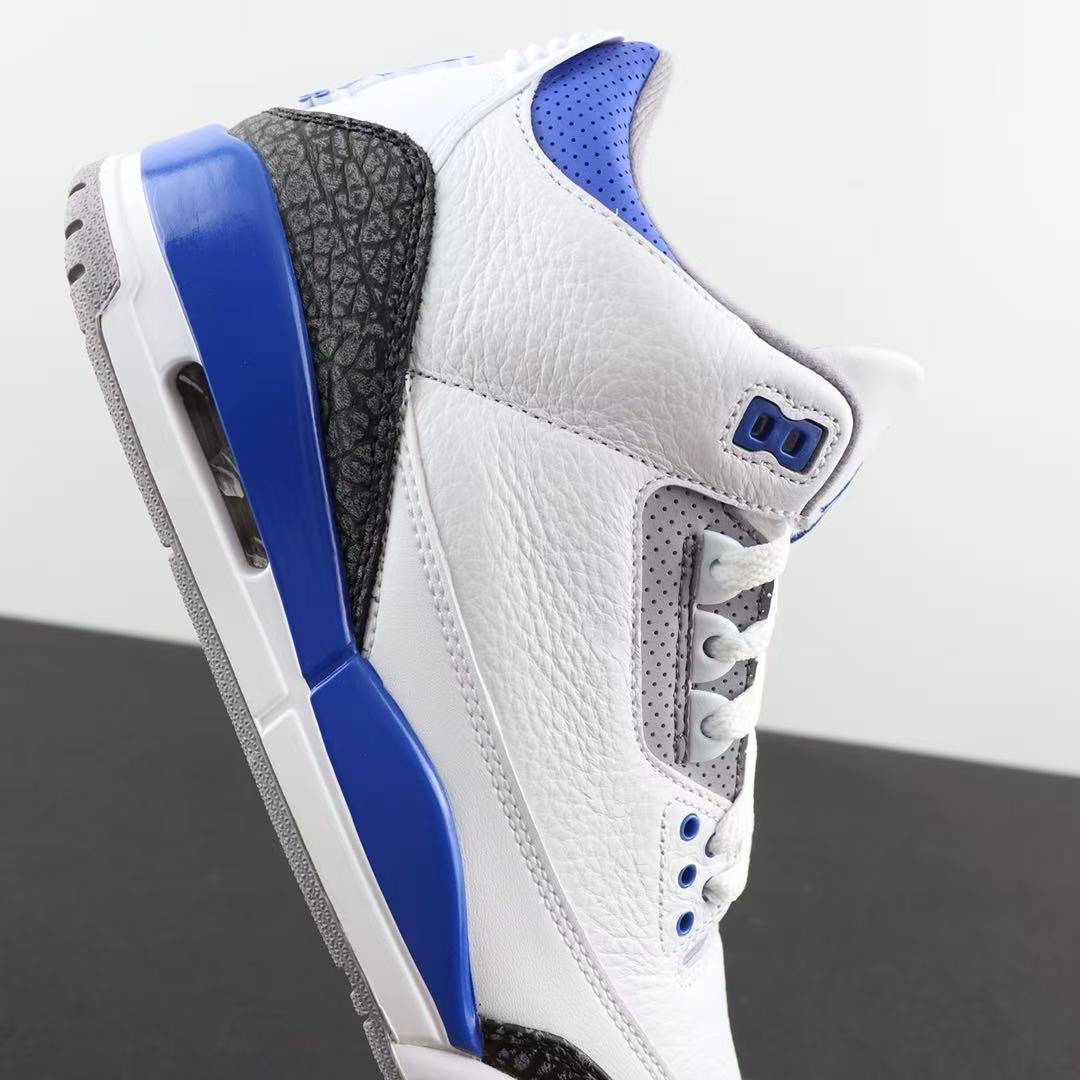 JORDAN 3 RETRO x RACER BLUE