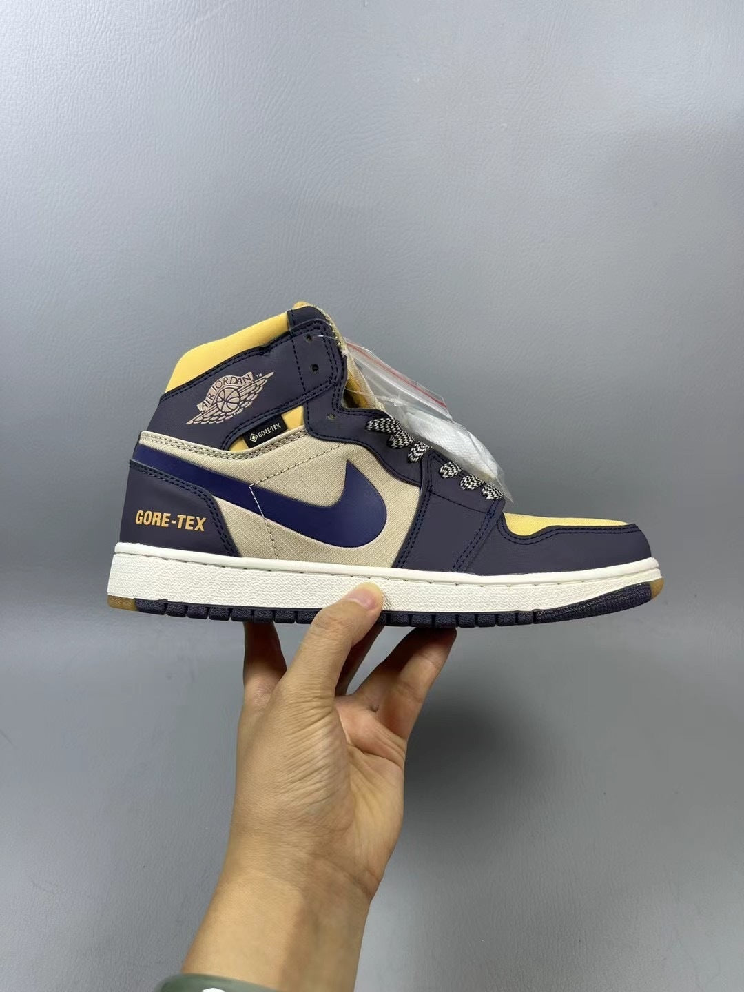 Air Jordan 1 Mid "Blue Brown / GORE-TEX"