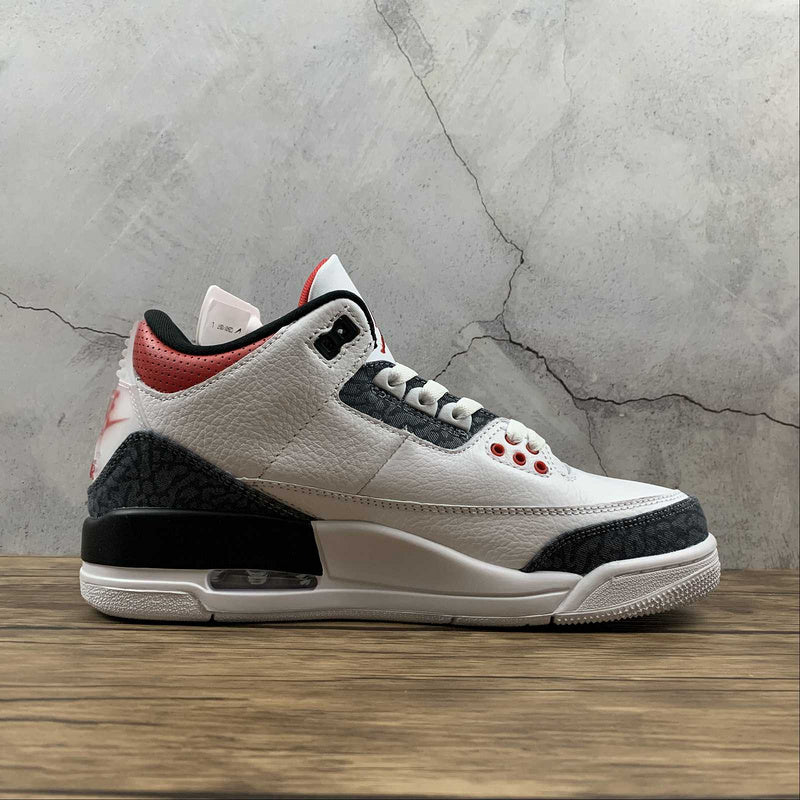 AIR JORDAN 3 RETRO DENIM SE FIRE RED WHITE/FIRE RED/BLACK