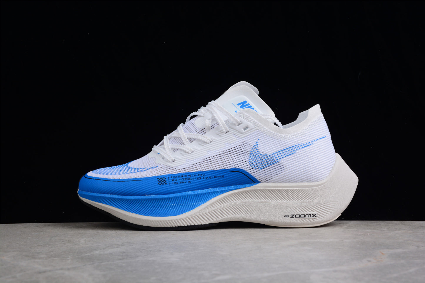 ZoomX Vaporfly NEXT% 2 White and Blue