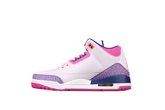 AIR JORDAN 3 RETRO GG BARELY GRAPE/HYPER CRIMSON/FIRE PINK