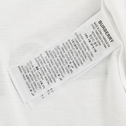 Burberry White T-Shirt with Graphic Text