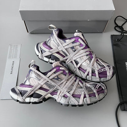 Balenciaga 3XL Sneaker in Charcoal/Lavender: Industrial Reverie