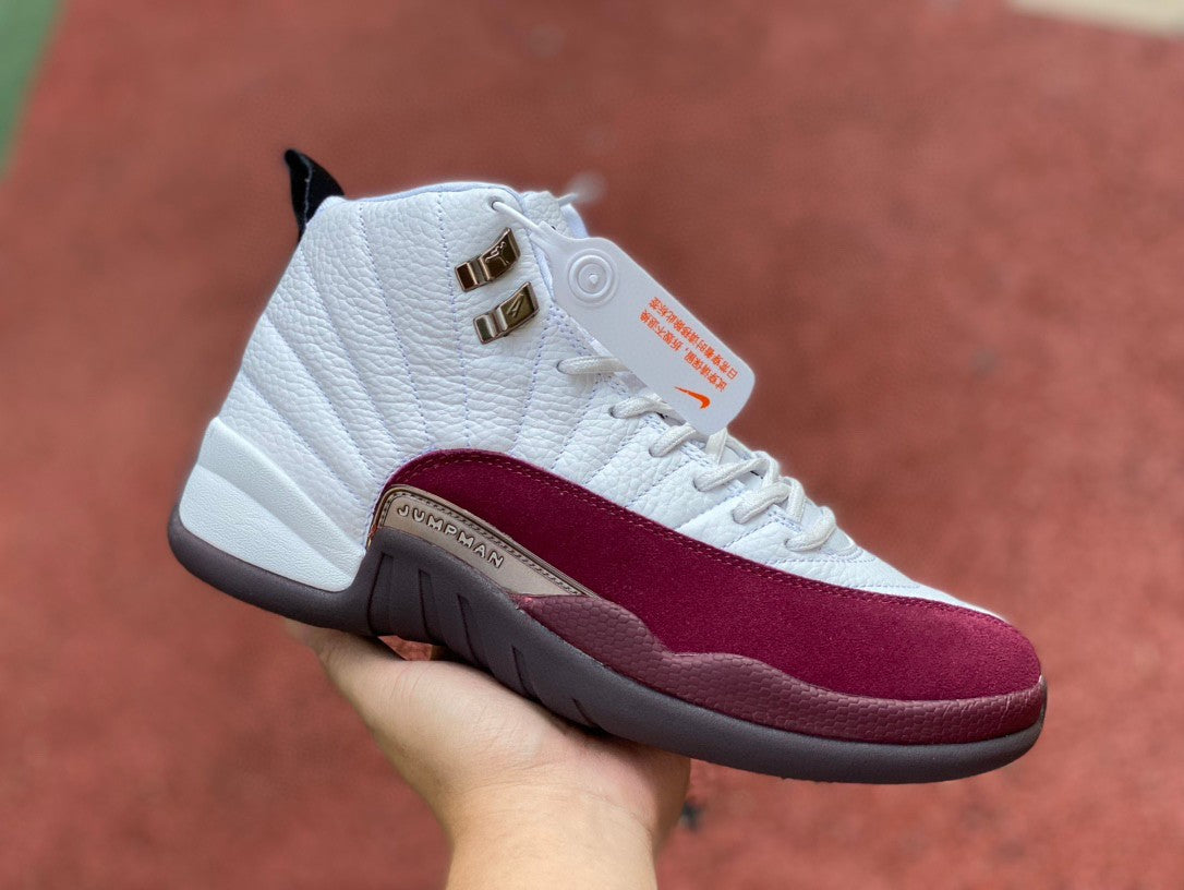 Jordan 12 Retro "Bordeaux and White"