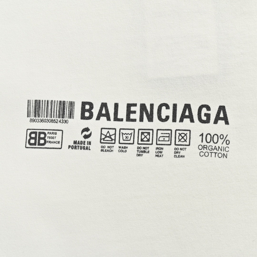 Ba*len*cia*ga t-shirt - barcode graphic