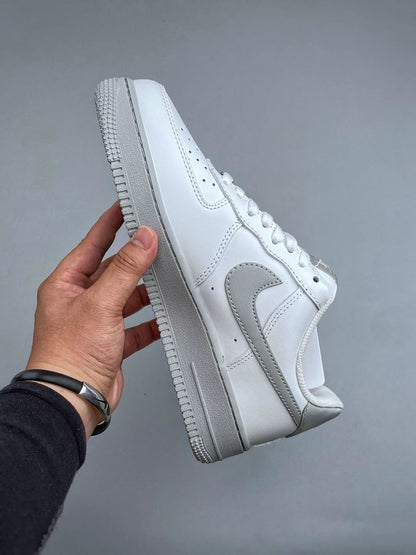 Nike Air Force 1 Low “White/Grey” – Timeless Minimalist Staple