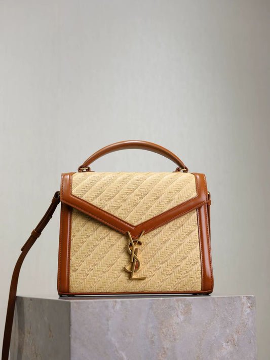 Saint Laurent Calfskin Briefcase