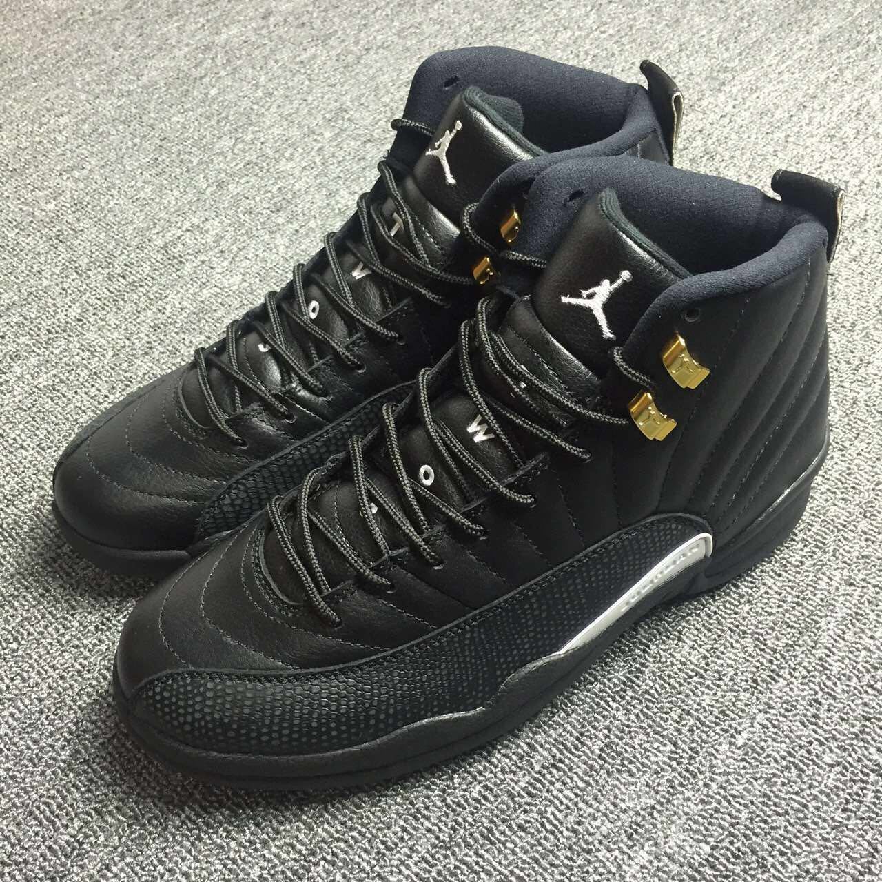 AIR JORDAN 12 RETRO "BLACK / GOLD"