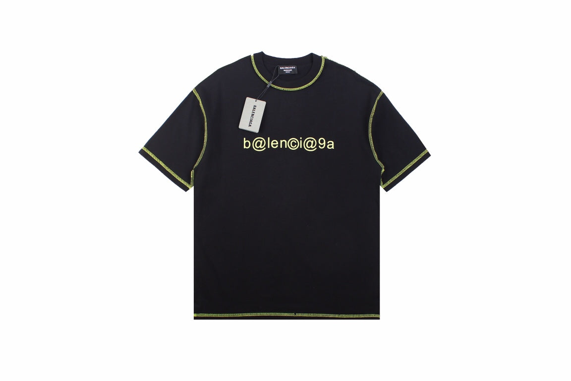 Ba*len*cia*ga digital age logo t-shirt - black