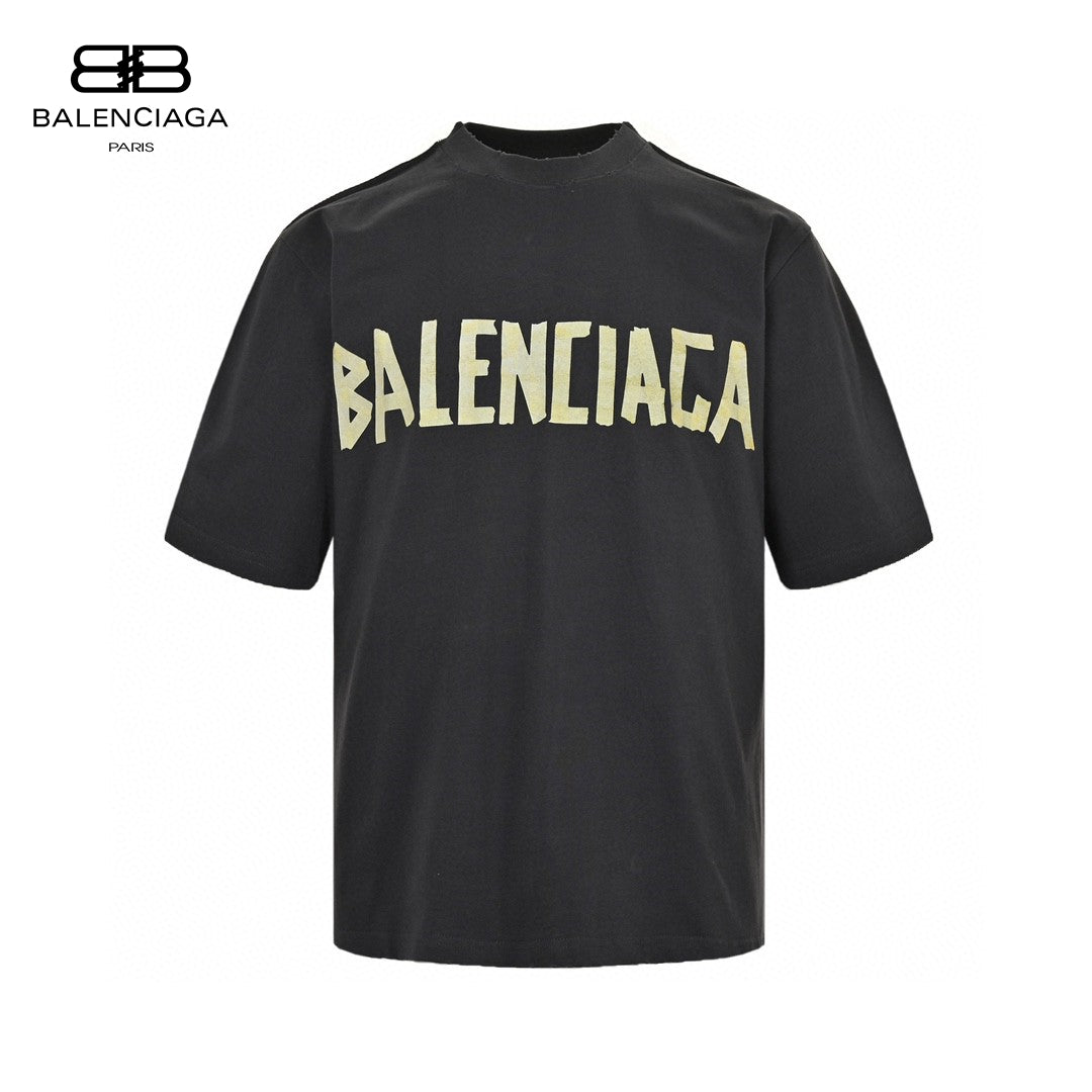 Ba*len*cia*ga bold logo black t-shirt