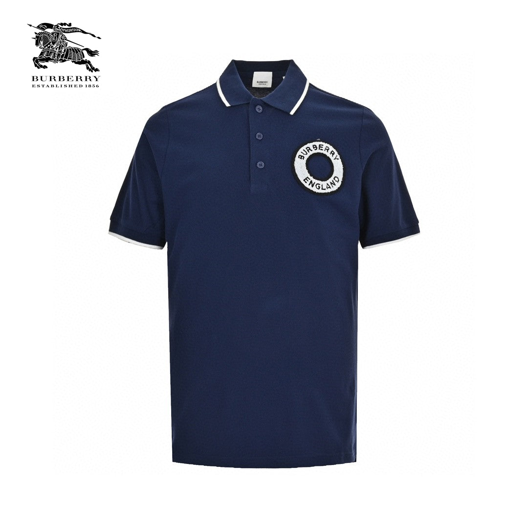 Burberry England Polo Shirt (Navy Blue)