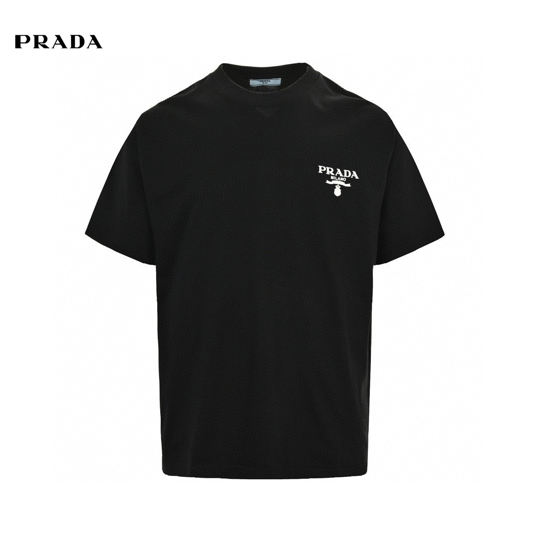 Pra*a milano logo black t-shirt