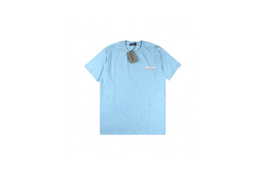 Balenciaga Basic Logo T-Shirt - Light Blue Primereps