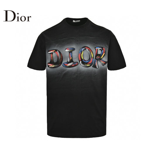  Dior Artistic Logo T-Shirt (Black) Primereps