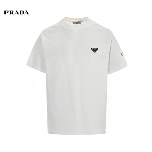 Prada Logo T-Shirt (White) Primereps