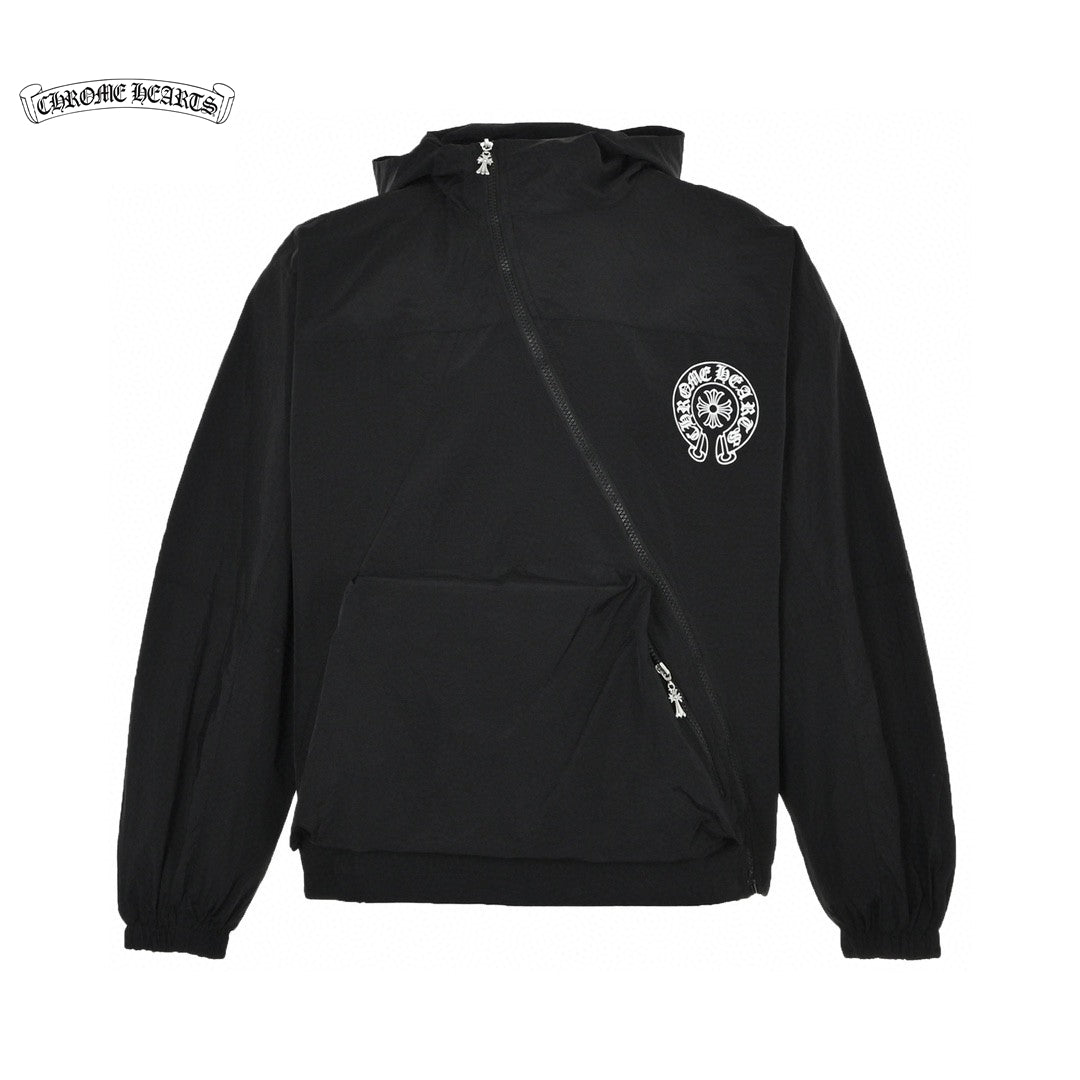 Chrome Hearts Asymmetrical Zip Hoodie Primereps