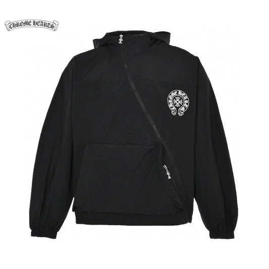 Chrome Hearts Asymmetrical Zip Hoodie Primereps