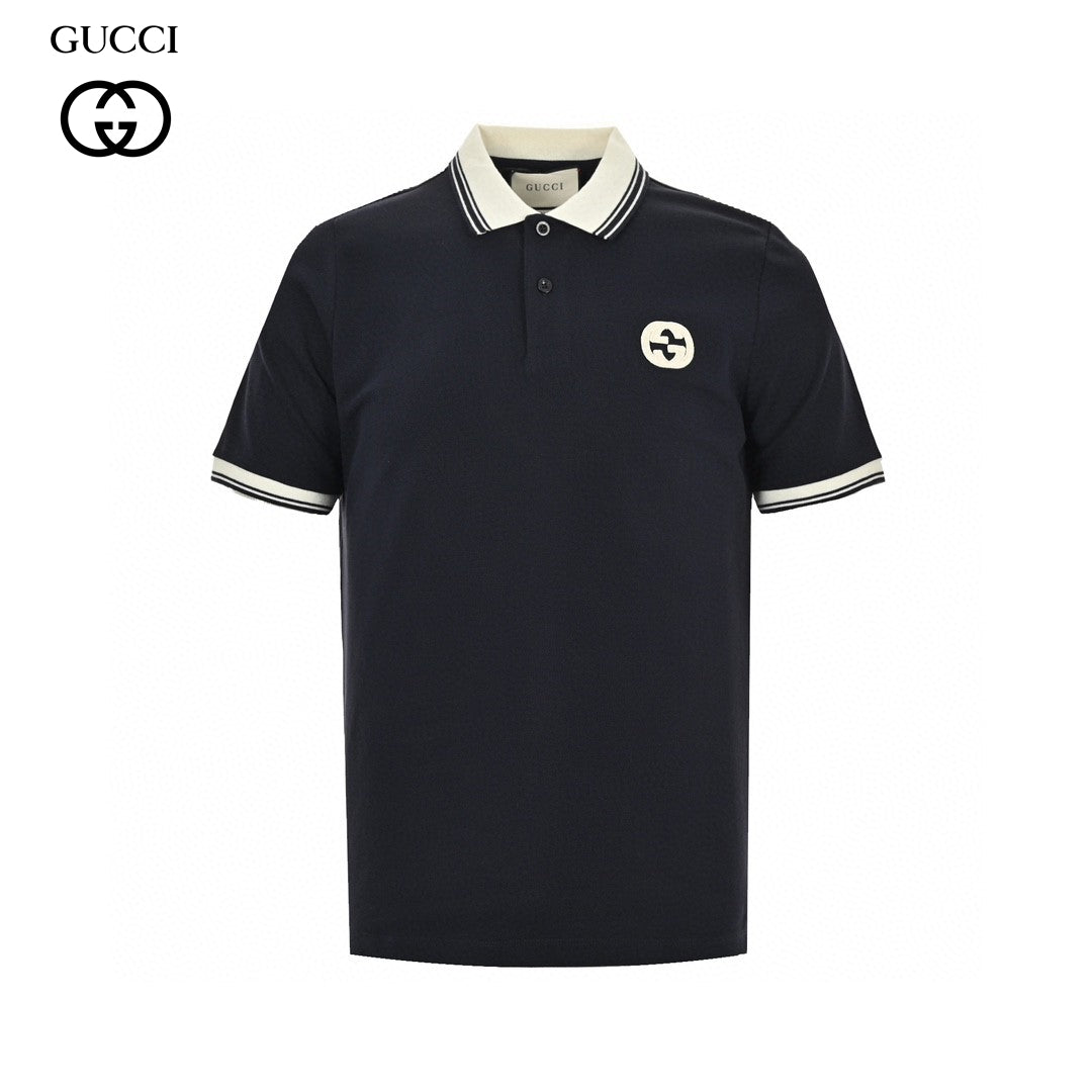 G*u*i navy polo shirt