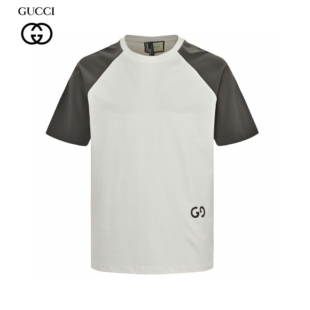 G*u*i two-tone t-shirt with gg logo