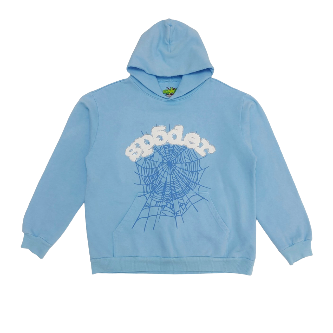 Sp5der Web Hoodie Sky Blue