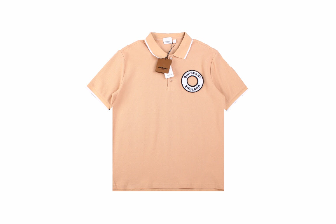 Burberry Textured Polo Shirt in Beige pRIMEREPS