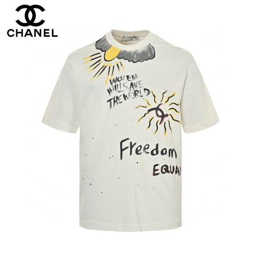 Chanel "Women Will Save The World" T-Shirt in White