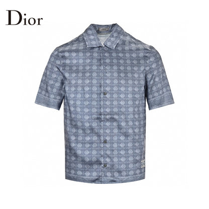 Dior Geometric Pattern Short Sleeve Shirt