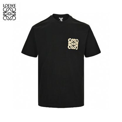 Loewe Embroidered Pocket T-Shirt in Black Primereps