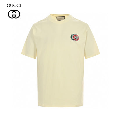 Gucci Interlocking GG Cream T-Shirt Primereps